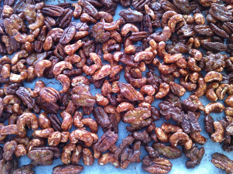 activated candied nuts