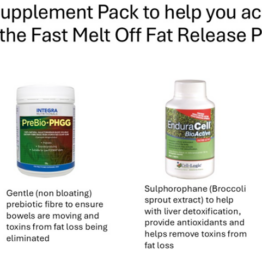 supplement pack weight loss fast melt off program at true foods nutrition